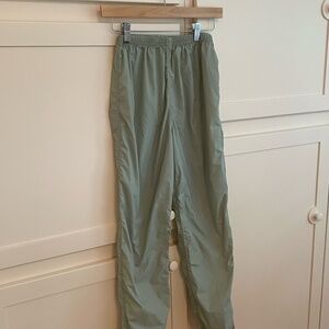 Garbage Bag Dance Pant Sage Green Pink S